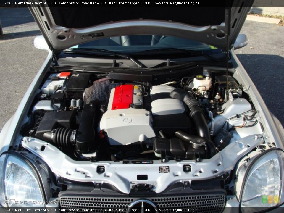 2.3 Liter Supercharged DOHC 16-Valve 4 Cylinder Engine for the 2003 Mercedes-Benz SLK #41851910
