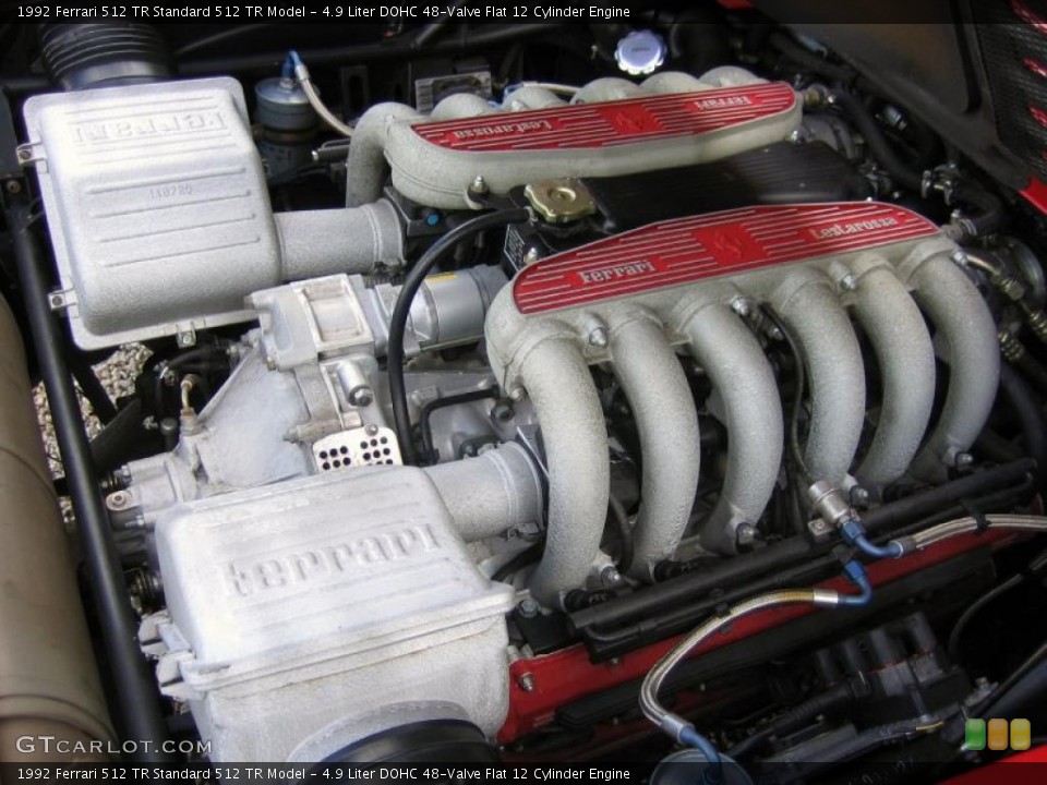 4.9 Liter DOHC 48-Valve Flat 12 Cylinder Engine for the 1992 Ferrari 512 TR #41852706