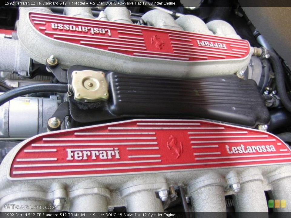 4.9 Liter DOHC 48-Valve Flat 12 Cylinder Engine for the 1992 Ferrari 512 TR #41852734
