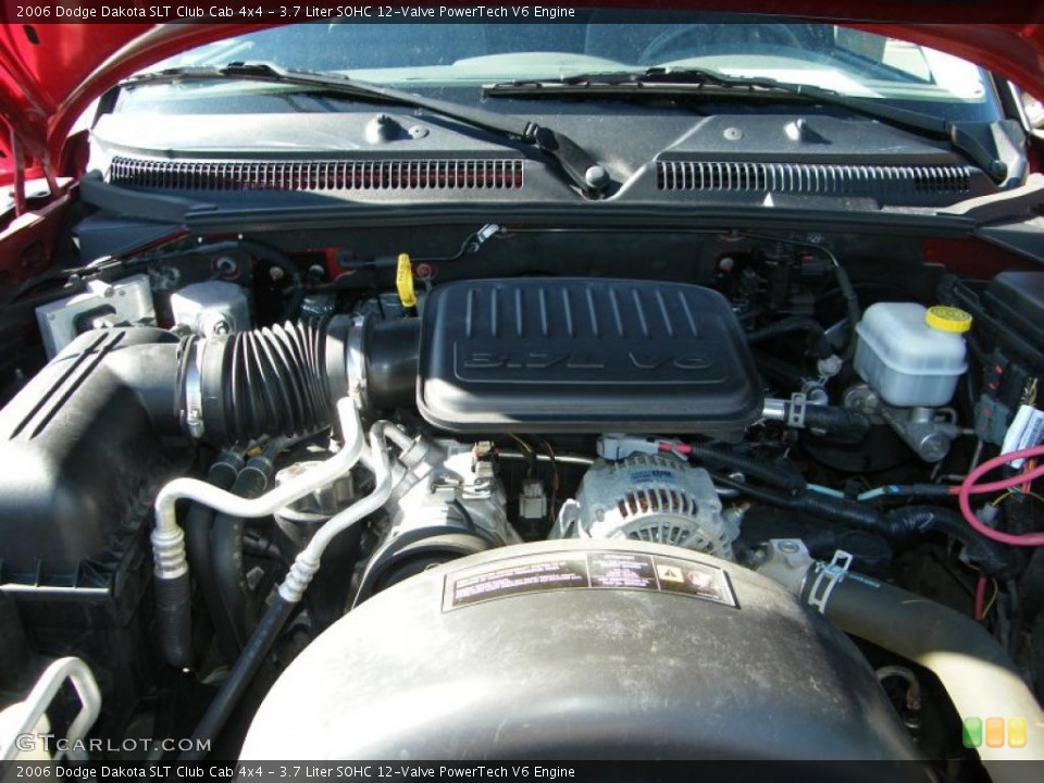 3.7 Liter SOHC 12-Valve PowerTech V6 Engine for the 2006 Dodge Dakota #41856926