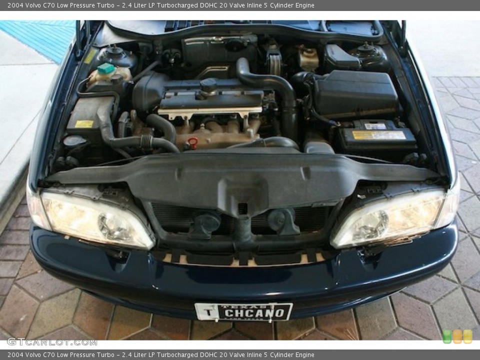 2.4 Liter LP Turbocharged DOHC 20 Valve Inline 5 Cylinder Engine for the 2004 Volvo C70 #41864474