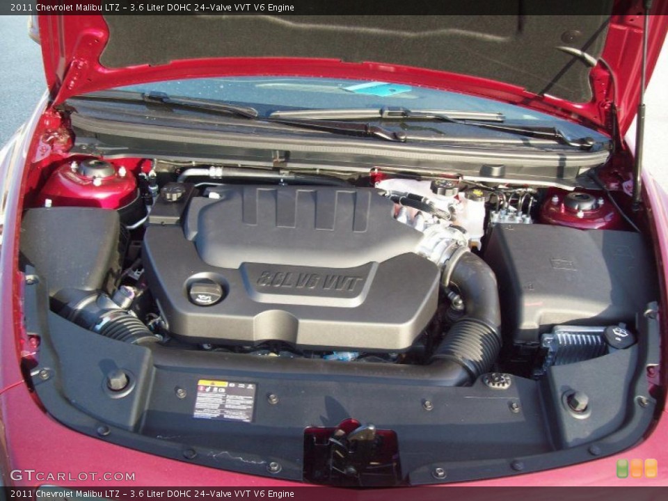 3.6 Liter DOHC 24-Valve VVT V6 Engine for the 2011 Chevrolet Malibu #41865027