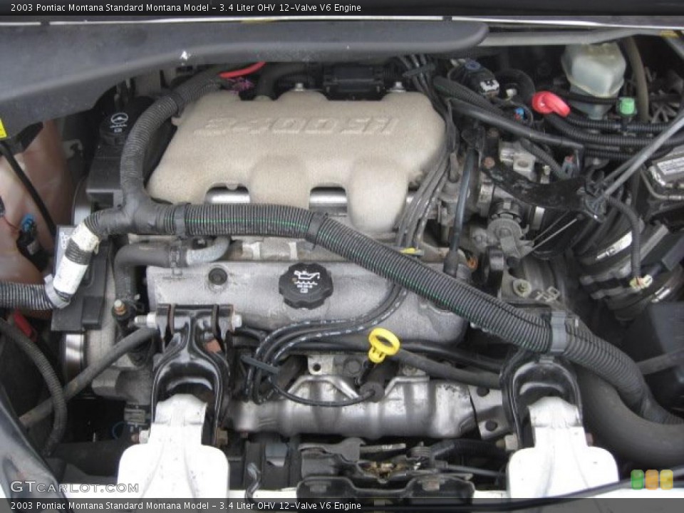3.4 Liter OHV 12-Valve V6 Engine for the 2003 Pontiac Montana #41874650