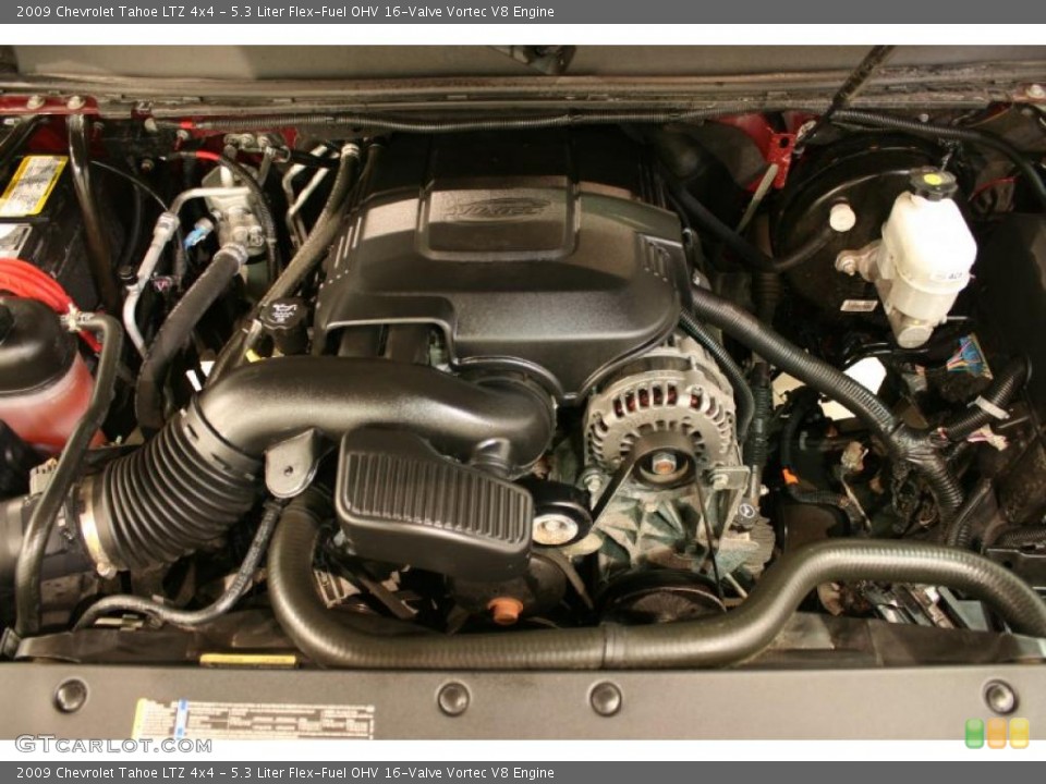 5.3 Liter Flex-Fuel OHV 16-Valve Vortec V8 Engine for the 2009 Chevrolet Tahoe #41881610