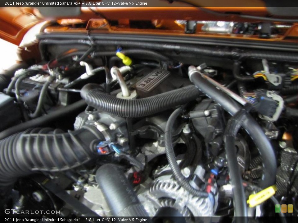 3.8 Liter OHV 12-Valve V6 Engine for the 2011 Jeep Wrangler Unlimited #41885859