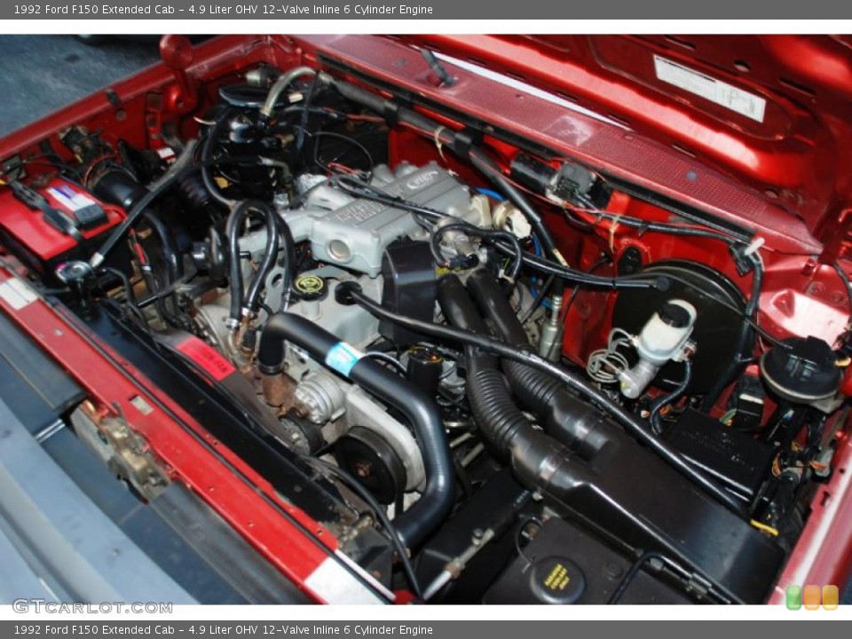 4.9 Liter OHV 12-Valve Inline 6 Cylinder Engine for the 1992 Ford F150 #41896224