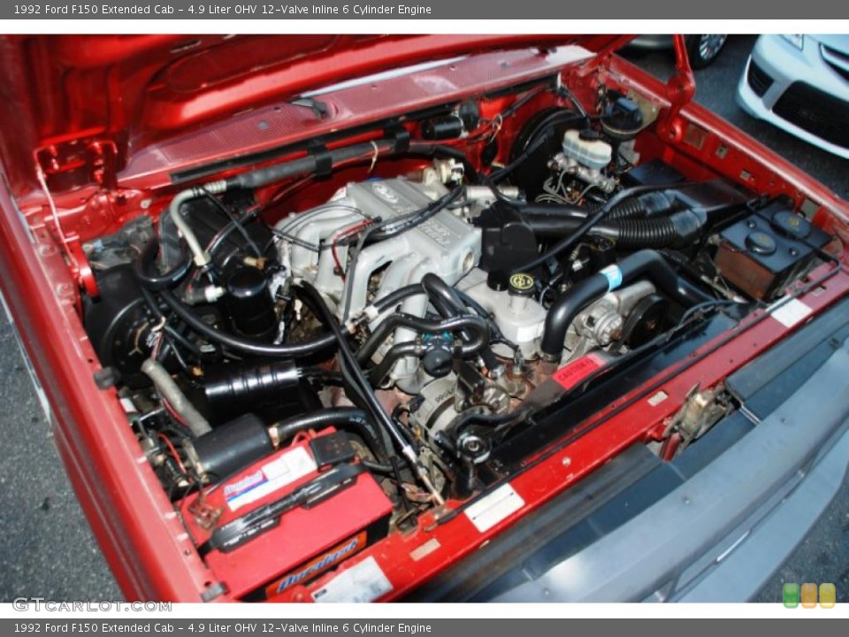 4.9 Liter OHV 12-Valve Inline 6 Cylinder Engine for the 1992 Ford F150 #41896240