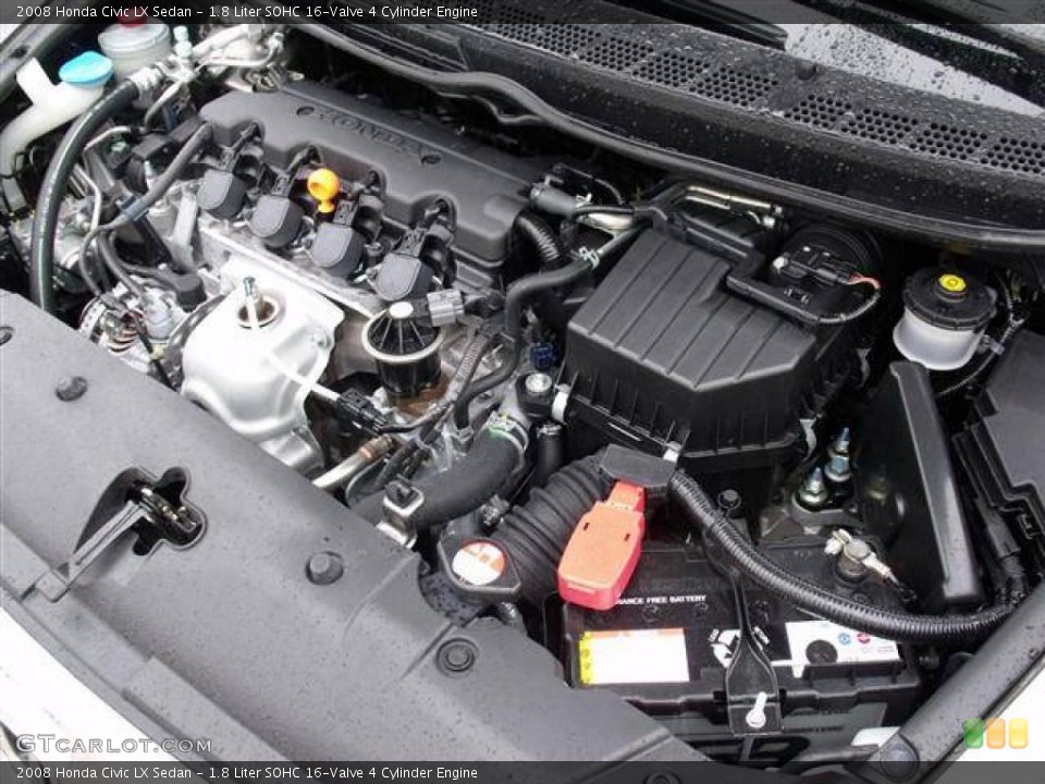 1.8 Liter SOHC 16-Valve 4 Cylinder Engine for the 2008 Honda Civic #41899892