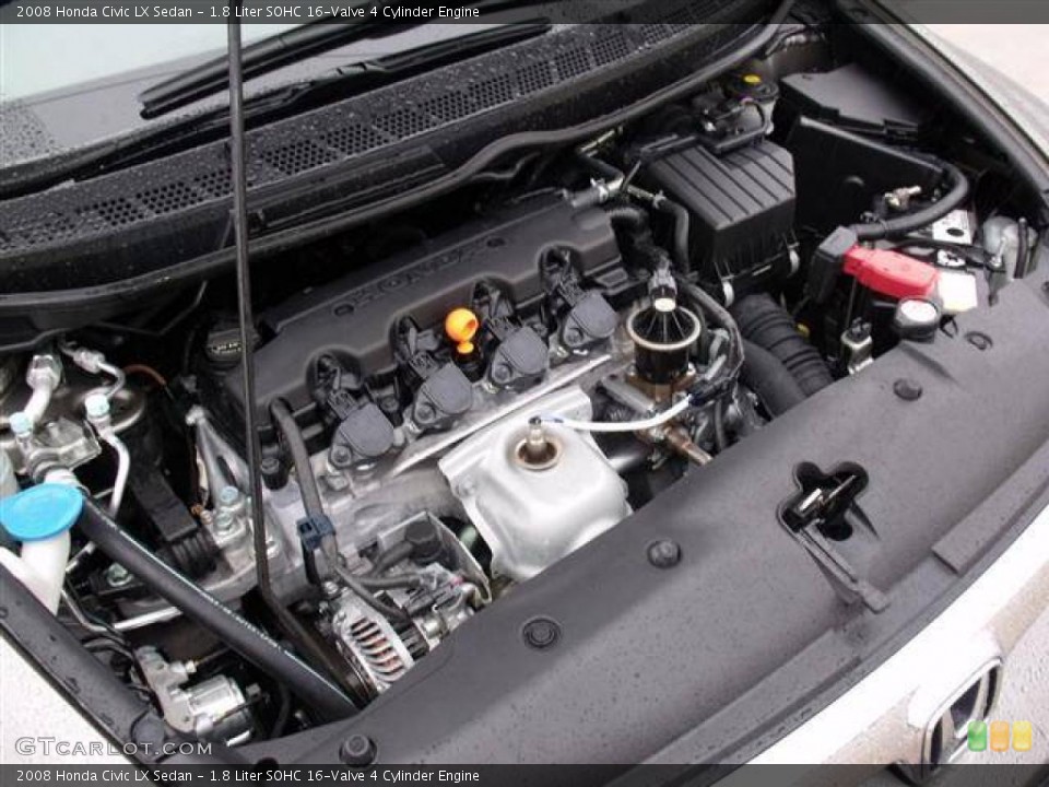 1.8 Liter SOHC 16-Valve 4 Cylinder Engine for the 2008 Honda Civic #41899908