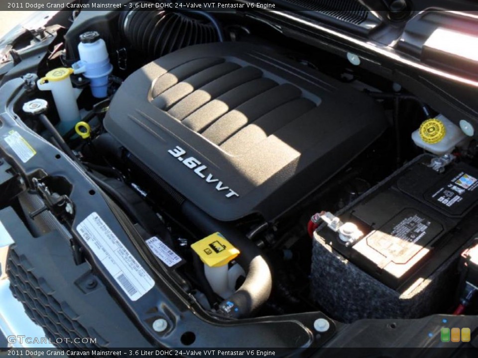3.6 Liter DOHC 24-Valve VVT Pentastar V6 Engine for the 2011 Dodge Grand Caravan #41902928