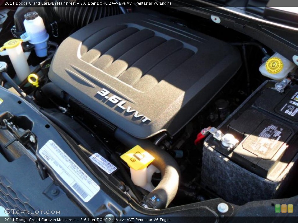3.6 Liter DOHC 24-Valve VVT Pentastar V6 Engine for the 2011 Dodge Grand Caravan #41903268