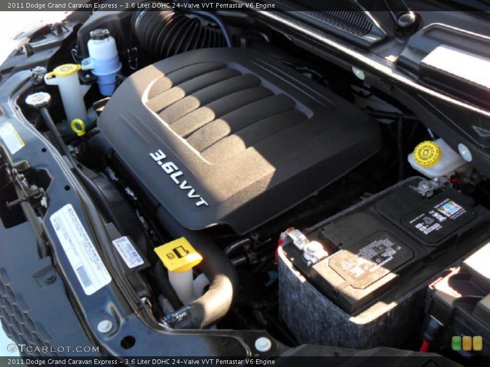 3.6 Liter DOHC 24-Valve VVT Pentastar V6 Engine for the 2011 Dodge Grand Caravan #41903972