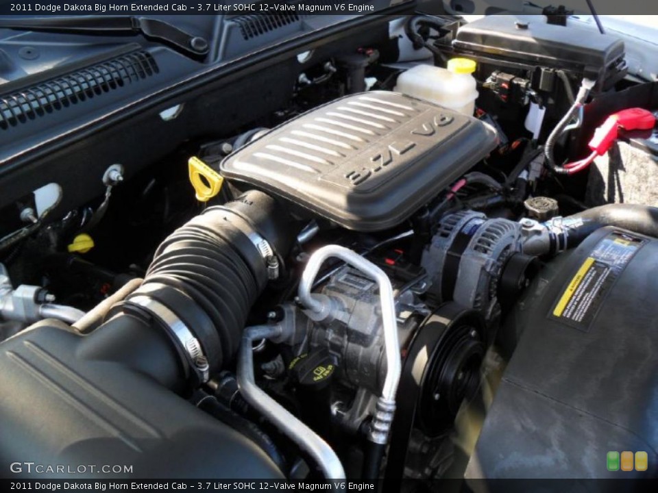 3.7 Liter SOHC 12-Valve Magnum V6 Engine for the 2011 Dodge Dakota #41904628