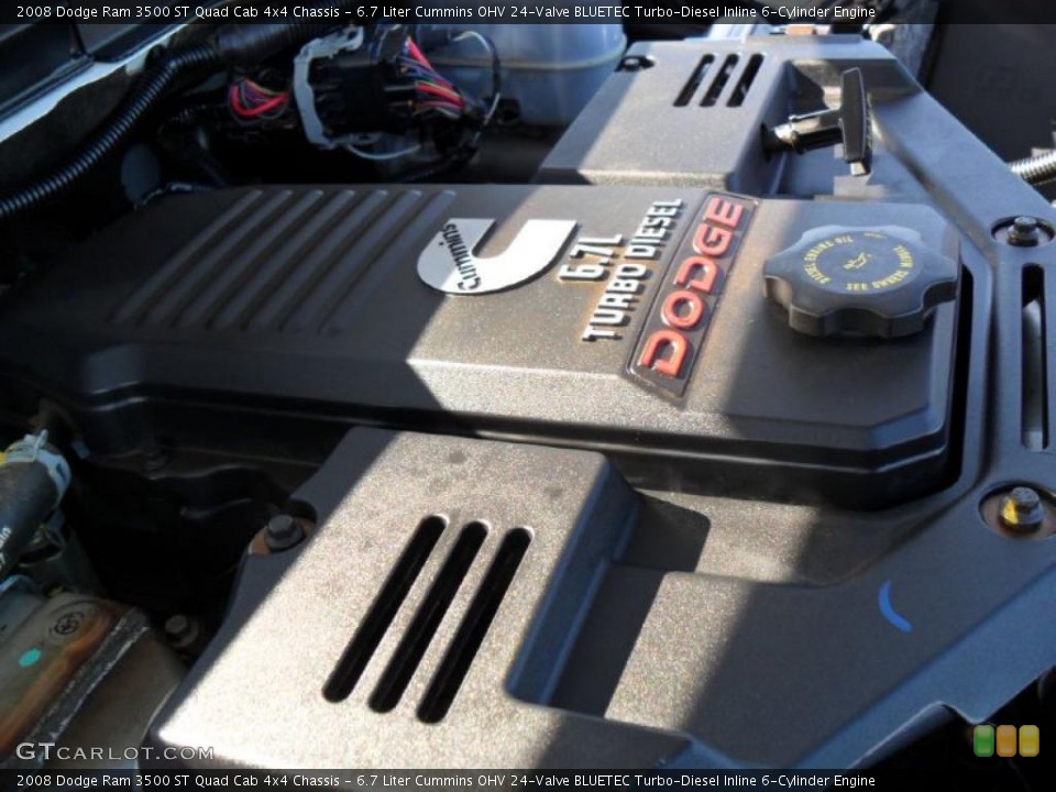 6.7 Liter Cummins OHV 24-Valve BLUETEC Turbo-Diesel Inline 6-Cylinder Engine for the 2008 Dodge Ram 3500 #41905052