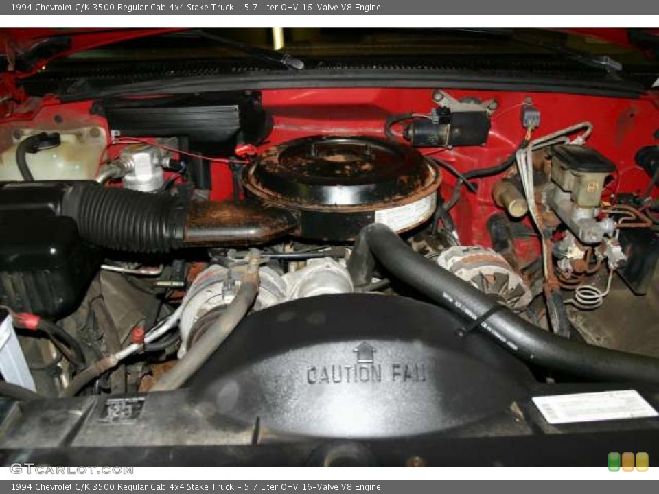 5.7 Liter OHV 16-Valve V8 Engine for the 1994 Chevrolet C/K 3500 #41908692