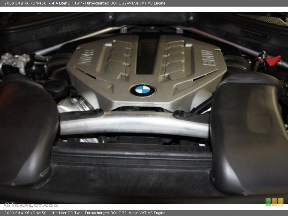 4.4 Liter DFI Twin-Turbocharged DOHC 32-Valve VVT V8 Engine for the 2009 BMW X6 #41913653