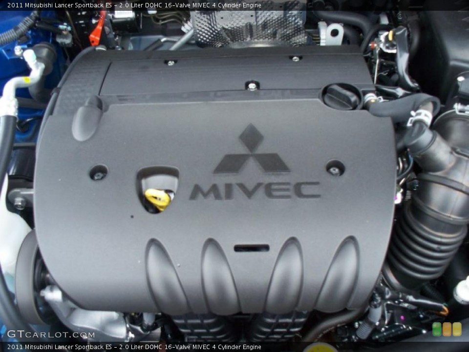 2.0 Liter DOHC 16-Valve MIVEC 4 Cylinder Engine for the 2011 Mitsubishi Lancer #41914289