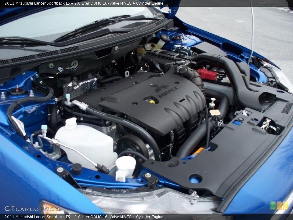 2.0 Liter DOHC 16-Valve MIVEC 4 Cylinder Engine for the 2011 Mitsubishi Lancer #41914301