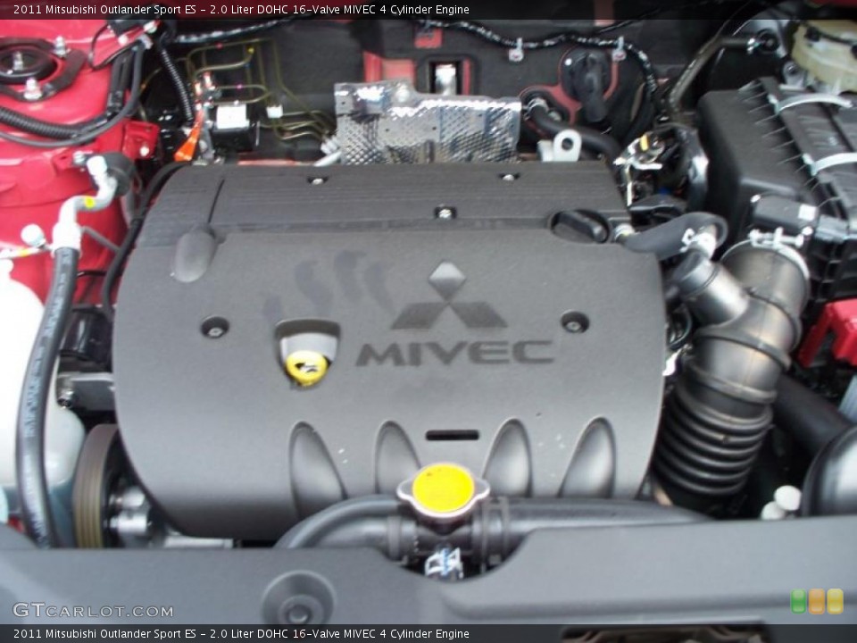 2.0 Liter DOHC 16-Valve MIVEC 4 Cylinder Engine for the 2011 Mitsubishi Outlander Sport #41914853