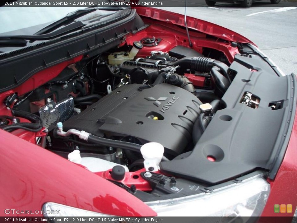 2.0 Liter DOHC 16-Valve MIVEC 4 Cylinder Engine for the 2011 Mitsubishi Outlander Sport #41914877