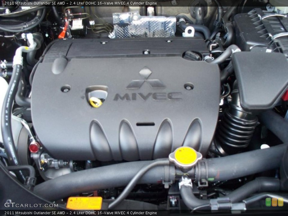 2.4 Liter DOHC 16-Valve MIVEC 4 Cylinder Engine for the 2011 Mitsubishi Outlander #41915501