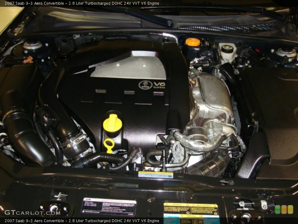 2.8 Liter Turbocharged DOHC 24V VVT V6 Engine for the 2007 Saab 9-3 #41916233
