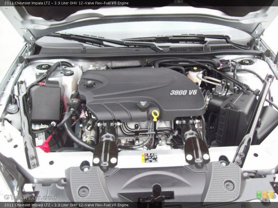 3.9 Liter OHV 12-Valve Flex-Fuel V6 Engine for the 2011 Chevrolet Impala #41919294