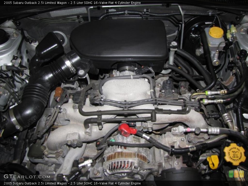 2.5 Liter SOHC 16-Valve Flat 4 Cylinder Engine for the 2005 Subaru Outback #41923122