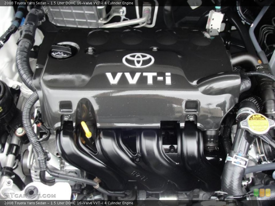 1.5 Liter DOHC 16-Valve VVT-i 4 Cylinder Engine for the 2008 Toyota Yaris #41924875