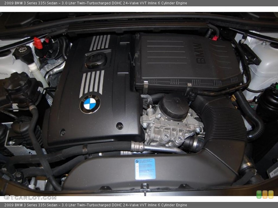3.0 Liter Twin-Turbocharged DOHC 24-Valve VVT Inline 6 Cylinder Engine for the 2009 BMW 3 Series #41930296