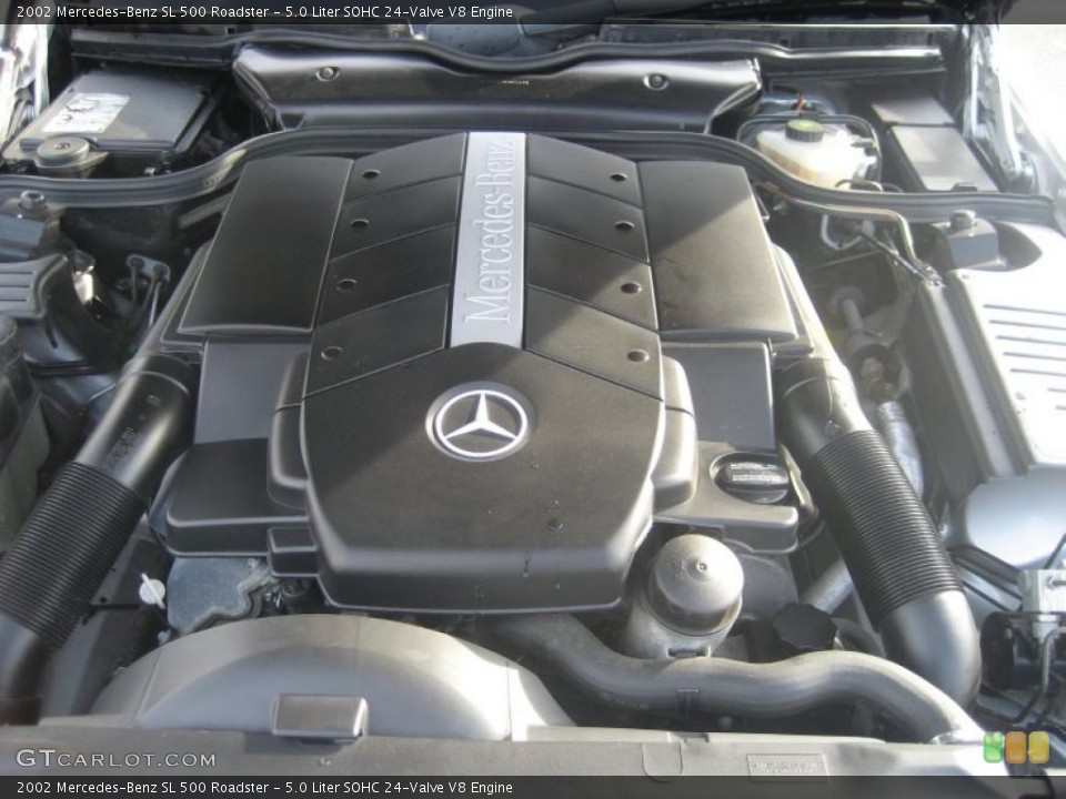 5.0 Liter SOHC 24-Valve V8 Engine for the 2002 Mercedes-Benz SL #41946670