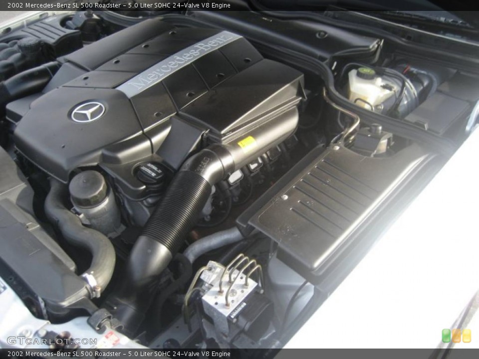 5.0 Liter SOHC 24-Valve V8 Engine for the 2002 Mercedes-Benz SL #41946686