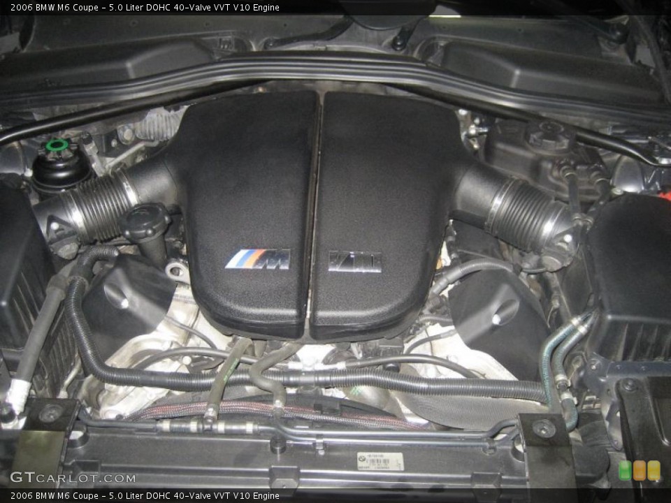 5.0 Liter DOHC 40-Valve VVT V10 Engine for the 2006 BMW M6 #41947242