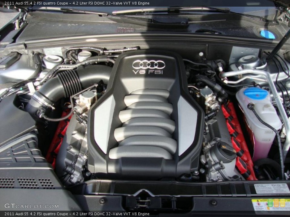 4.2 Liter FSI DOHC 32-Valve VVT V8 Engine for the 2011 Audi S5 #41952736