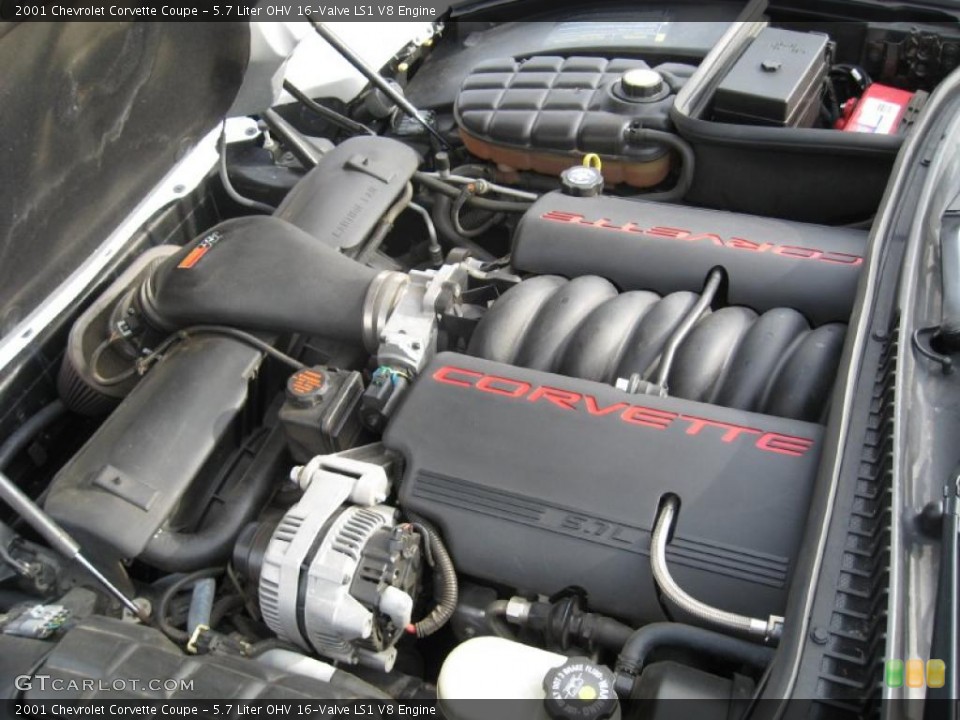 5.7 Liter OHV 16-Valve LS1 V8 Engine for the 2001 Chevrolet Corvette #41961512