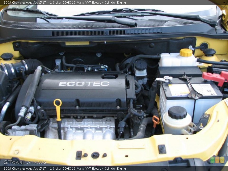 1.6 Liter DOHC 16-Valve VVT Ecotec 4 Cylinder Engine for the 2009 Chevrolet Aveo #41961604