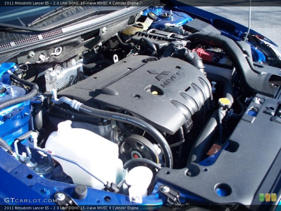 2.0 Liter DOHC 16-Valve MIVEC 4 Cylinder Engine for the 2011 Mitsubishi Lancer #41976276
