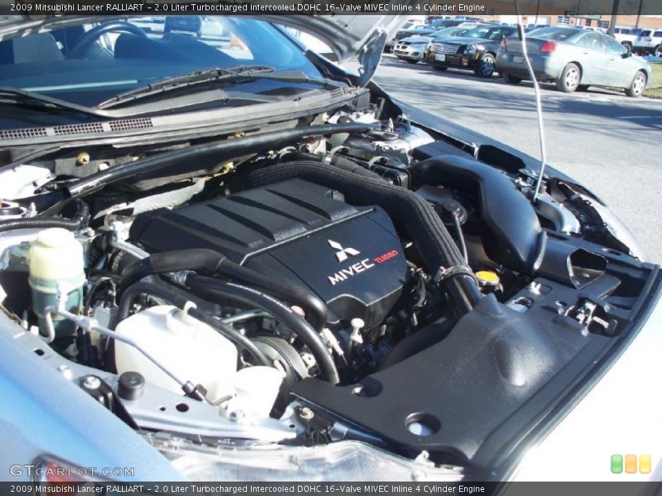 2.0 Liter Turbocharged Intercooled DOHC 16-Valve MIVEC Inline 4 Cylinder Engine for the 2009 Mitsubishi Lancer #41978647