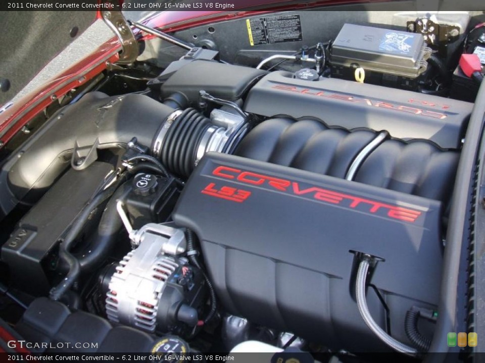 6.2 Liter OHV 16-Valve LS3 V8 Engine for the 2011 Chevrolet Corvette #41991107