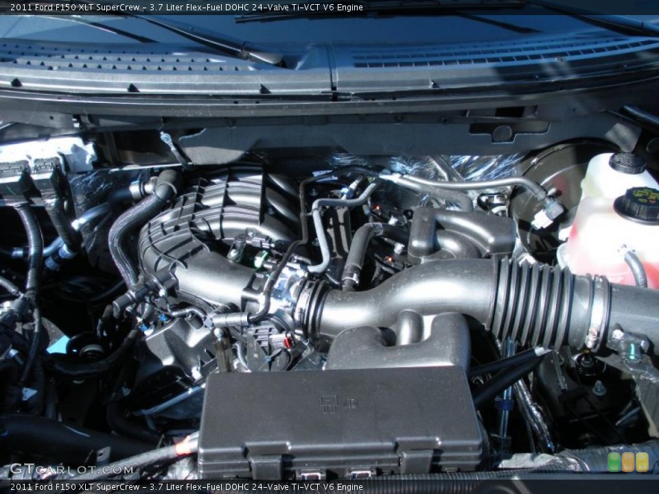 3.7 Liter Flex-Fuel DOHC 24-Valve Ti-VCT V6 Engine for the 2011 Ford F150 #41995824