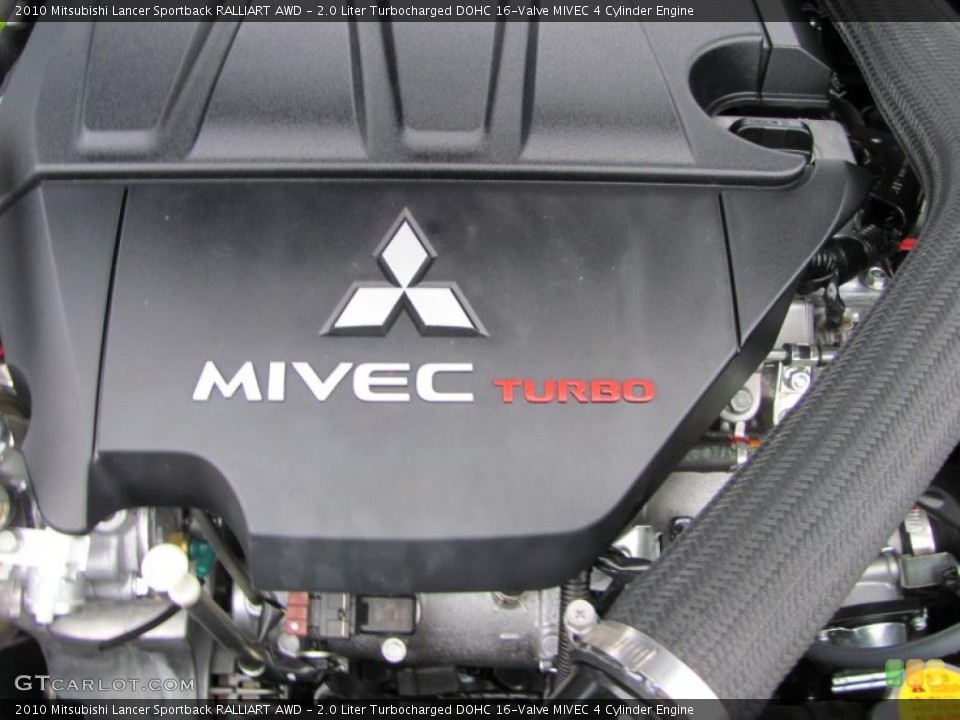 2.0 Liter Turbocharged DOHC 16-Valve MIVEC 4 Cylinder Engine for the 2010 Mitsubishi Lancer #41998248