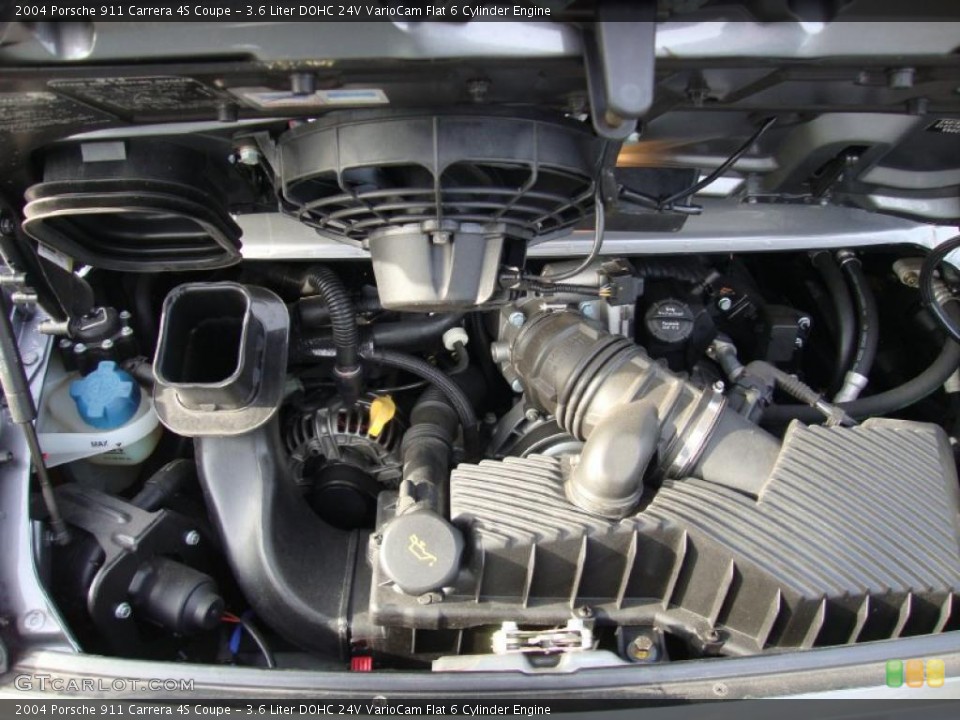3.6 Liter DOHC 24V VarioCam Flat 6 Cylinder Engine for the 2004 Porsche 911 #42011570