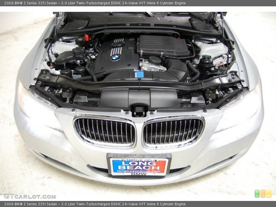 3.0 Liter Twin-Turbocharged DOHC 24-Valve VVT Inline 6 Cylinder Engine for the 2009 BMW 3 Series #42012344