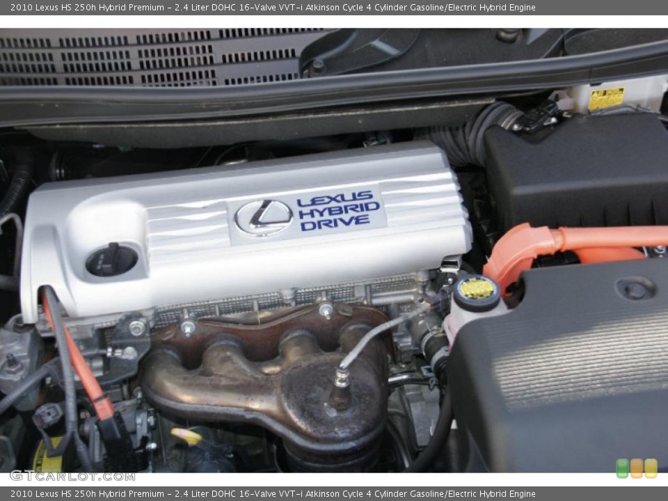 2.4 Liter DOHC 16-Valve VVT-i Atkinson Cycle 4 Cylinder Gasoline/Electric Hybrid Engine for the 2010 Lexus HS #42024674