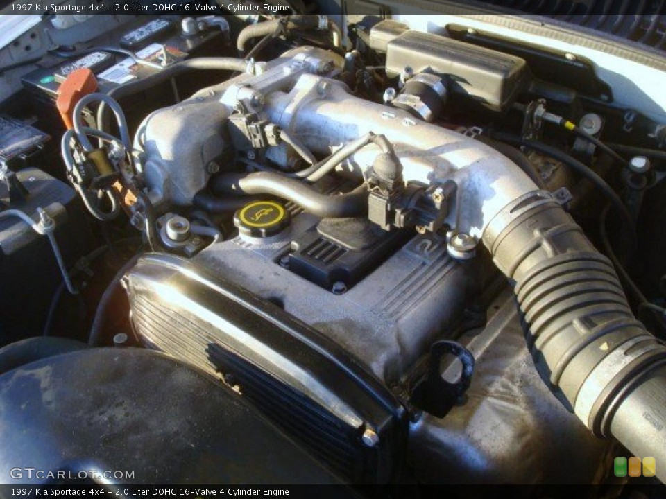 2.0 Liter DOHC 16-Valve 4 Cylinder Engine for the 1997 Kia Sportage #42034863