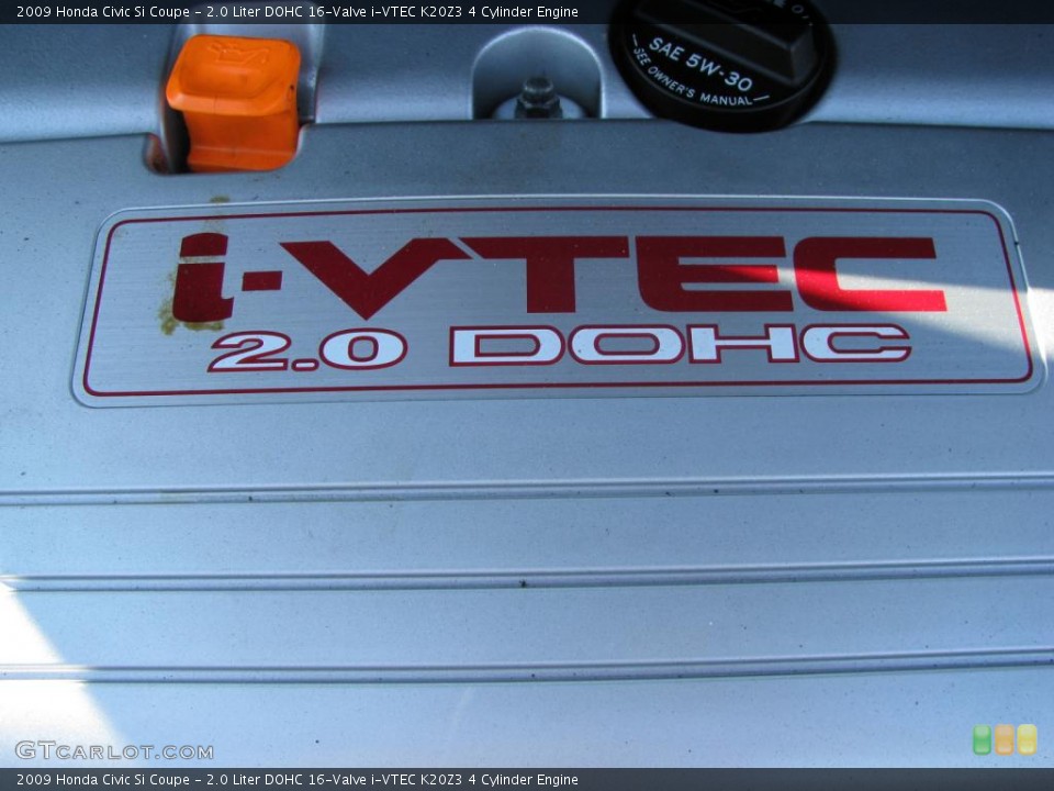 2.0 Liter DOHC 16-Valve i-VTEC K20Z3 4 Cylinder Engine for the 2009 Honda Civic #42062247
