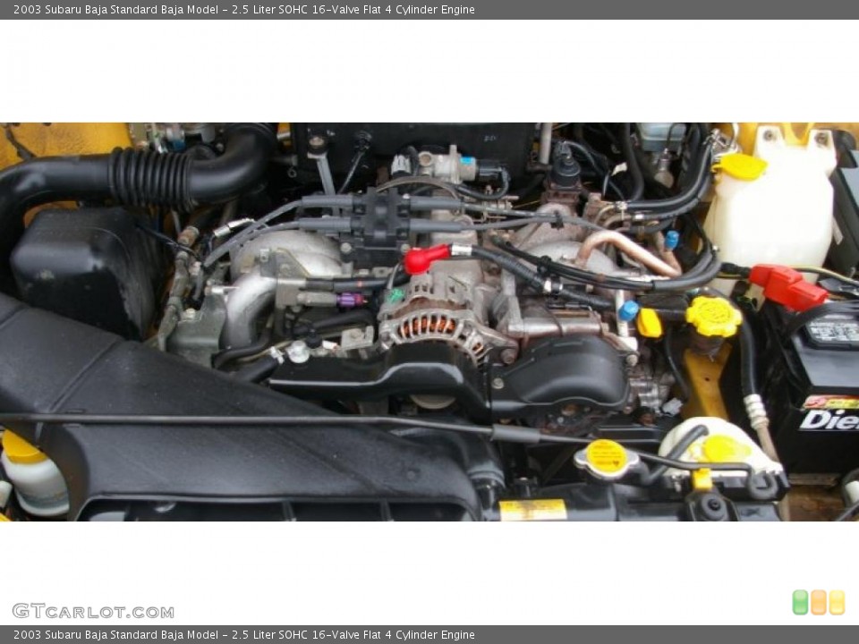 2.5 Liter SOHC 16-Valve Flat 4 Cylinder Engine for the 2003 Subaru Baja #42074019