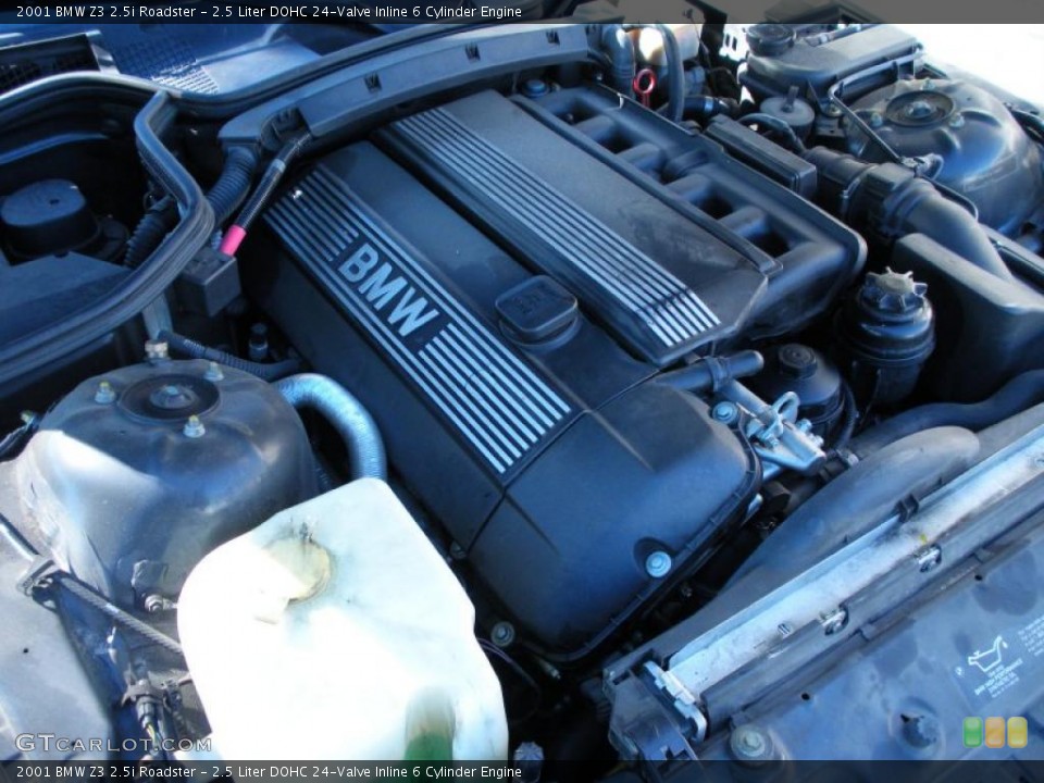 2.5 Liter DOHC 24-Valve Inline 6 Cylinder Engine for the 2001 BMW Z3 #42077955