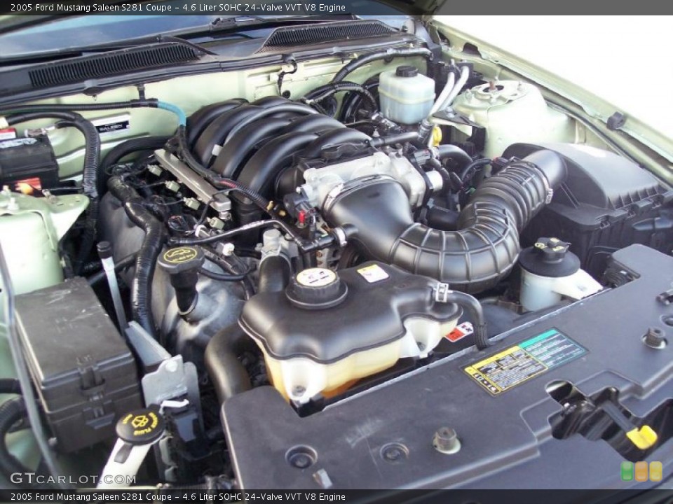 4.6 Liter SOHC 24-Valve VVT V8 Engine for the 2005 Ford Mustang #42080123