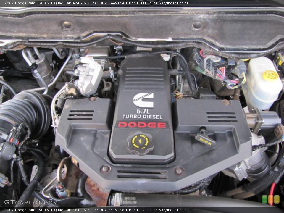 6.7 Liter OHV 24-Valve Turbo Diesel Inline 6 Cylinder Engine for the 2007 Dodge Ram 3500 #42102969